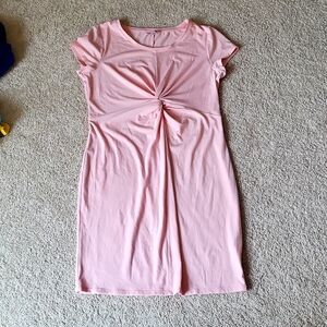 Light pink glitter tee shirt dress - brand new